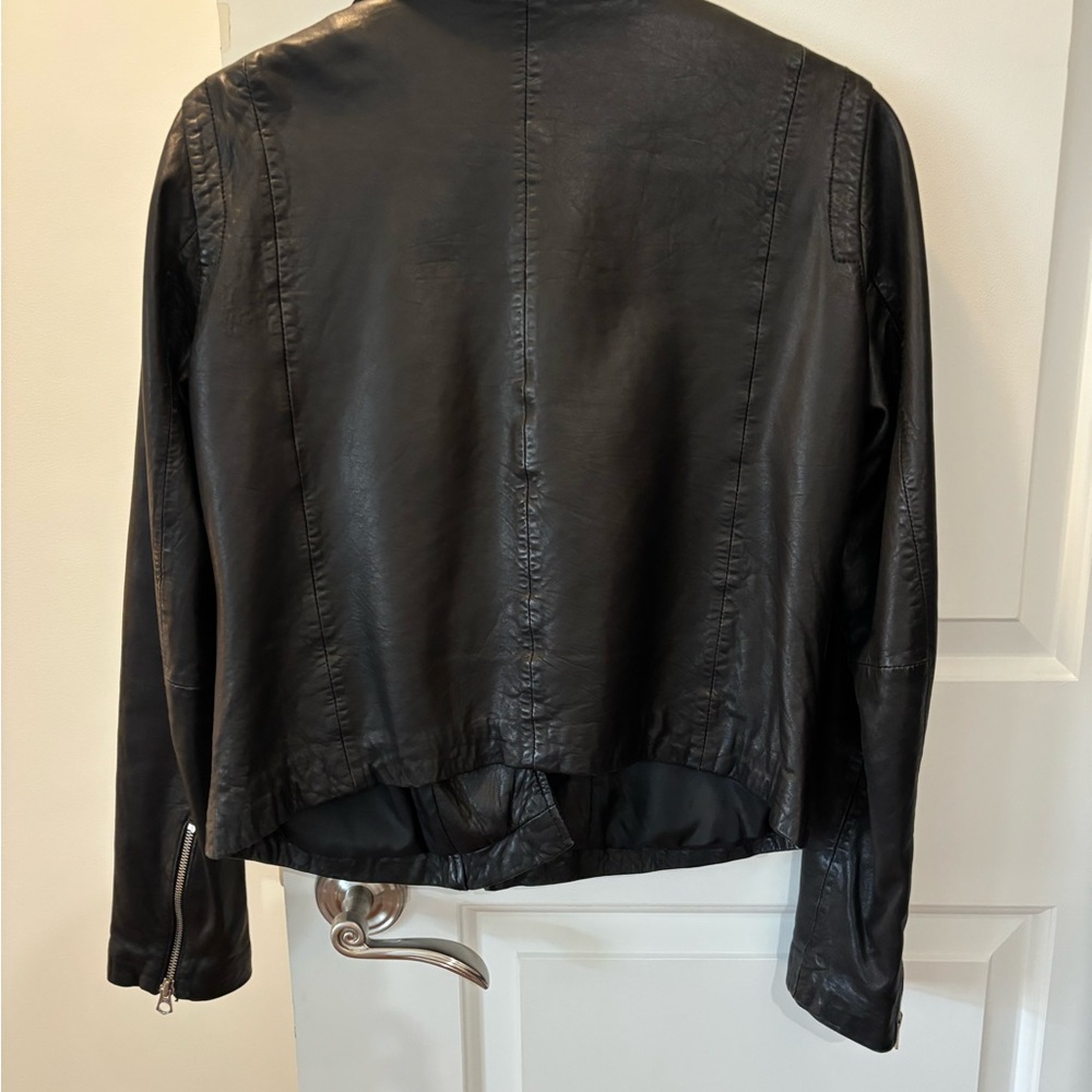Madewell Black Leather Jacket